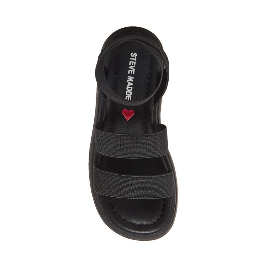 Sandalias de Plataforma Steve Madden Jsammie Niños Negras | ES IZ2698